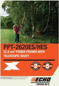 Produkt broschyr ECHO PPT-2620HES